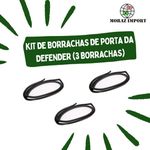 KIT DE BORRACHAS DE PORTA DA DEFENDER ( 3 BORRACHAS)