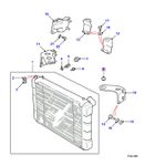COXIM SUPERIOR DO RADIADOR DA DEFENDER - NRC5544 - MARCA ALLMAKES