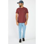 Camiseta Básica Manga Curta Masculina A87 Aéropostale Vinho 87120101-22