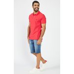 Camisa Polo Masculina Manga Curta Aéropostale Vermelha 87113201-8