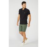 Camisa Polo Masculina Manga Curta Aéropostale Preta 87113201-10
