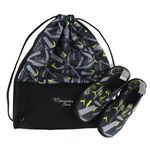 Kit Sapatilha Aquática Náutica Blaqueada Ms Seta Verde + Bag
