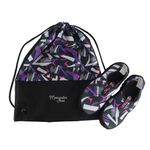 Kit Sapatilha Aquática Náutica Blaqueada Ms Seta Roxo + Bag