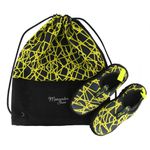 Kit Sapatilha Aquática Náutica Blaqueada Teia Amarelo + Bag