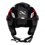 Capacete Norisk Orion (Aberto) Denver - Preto Vermelho