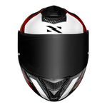 Capacete Norisk Carbon R Team - Vermelho Branco