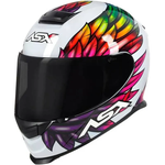 Capacete Asx Eagle Vibes - Branco/Color