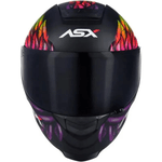 Capacete Asx Eagle Vibes Fosco - Preto/Color
