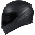 Capacete Asx Eagle Solid - Preto Fosco Cinza