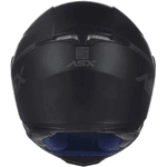 Capacete Asx Eagle Solid - Preto Fosco Cinza