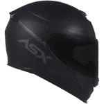 Capacete Asx Eagle Solid - Preto Fosco Cinza