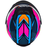 Capacete Asx Eagle Fast - Preto Rosa Branco