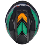 Capacete Asx Eagle Fast - Preto Verde Grafite