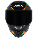 Capacete Asx Eagle Fast - Preto Verde Grafite