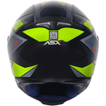 Capacete Asx Eagle SV Explorer - Preto Fosco Grafite Amarelo