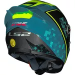 Capacete Ls2 Ff358 Pro Striker - Azul/Amarelo