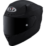 Capacete Kyt Striker 2V Plain - Preto Fosco.