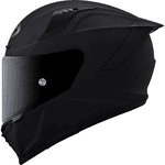 Capacete Kyt Striker 2V Plain - Preto Fosco.