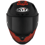 Capacete Kyt Striker 2V Livery Augusto Fernandez Af37 - Preto Vermelho.
