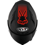Capacete Kyt Striker 2V Livery Augusto Fernandez Af37 - Preto Vermelho.