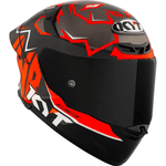 Capacete Kyt TT Revo - Nicolo Bulega 2022 - Preto Vermelho.