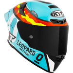 Capacete Kyt TT Revo - Leopard Spaniard - Azul
