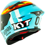 Capacete Kyt TT Revo - Leopard Spaniard - Azul