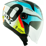 Capacete Kyt D-City Foggia Misano 2022 - Azul.