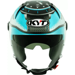 Capacete Kyt D-City Foggia Misano 2022 - Azul.