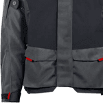 Jaqueta Asw Tsunami - Chumbo Preto Vermelho.