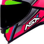 Capacete Asx Eagle Explorer - Preto Rosa Prata