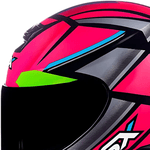 Capacete Asx Eagle Explorer - Preto Rosa Prata
