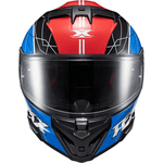 Capacete Texx Kaiman Vector - Azul Vermelho Preto Branco