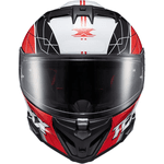 Capacete Texx Kaiman Vector - Vermelho Preto Branco