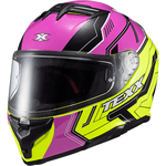 Capacete Texx Kaiman Teaser - Rosa Preto Verde
