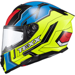 Capacete Texx Kaiman Teaser - Verde/Preto/Azul/Vermelho