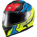 Capacete Texx Kaiman Teaser - Verde/Preto/Azul/Vermelho