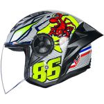 Capacete Ls2 Of616 Airflow 2 Sting - Branco/Amarelo 
