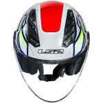 Capacete Ls2 Of616 Airflow 2 Sting - Branco/Amarelo 