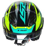 Capacete Ls2 Of616 Airflow 2 Draze - Preto/Amarelo 