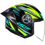 Capacete Ls2 Of616 Airflow 2 Draze - Preto/Amarelo 