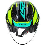 Capacete Ls2 Of616 Airflow 2 Draze - Preto/Amarelo 