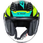 Capacete Ls2 Of616 Airflow 2 Draze - Preto/Amarelo 