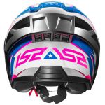 Capacete Ls2 Of616 Airflow 2 Draze - Branco/Azul/Rosa