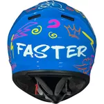 Capacete Race Tech Hit Faster - Azul/Amarelo