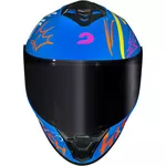Capacete Race Tech Hit Faster - Azul/Amarelo