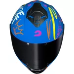Capacete Race Tech Hit Faster - Azul/Amarelo