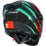 Capacete Ls2 Ff358 Pro Modok - Preto/Verde/Laranja