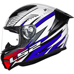Capacete Ls2 Ff810 Vigo Flight - Branco/Azul/Vermelho
