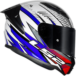 Capacete Ls2 Ff810 Vigo Flight - Branco/Azul/Vermelho
